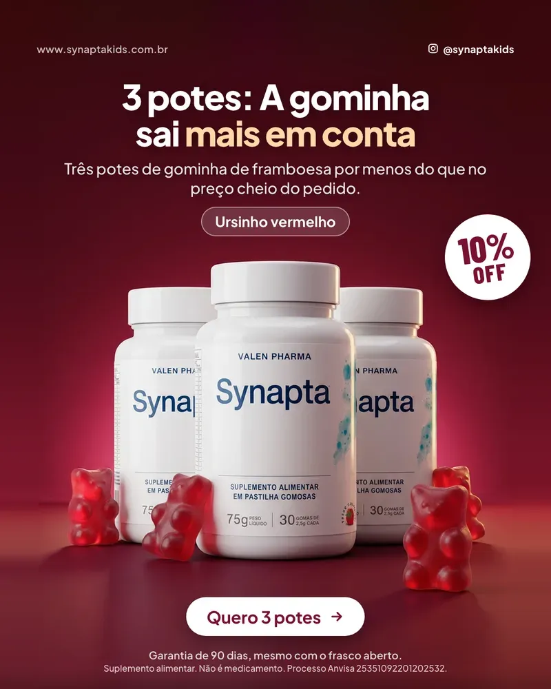 Publicidade Synapta: 3 potes: a gominha sai mais em conta