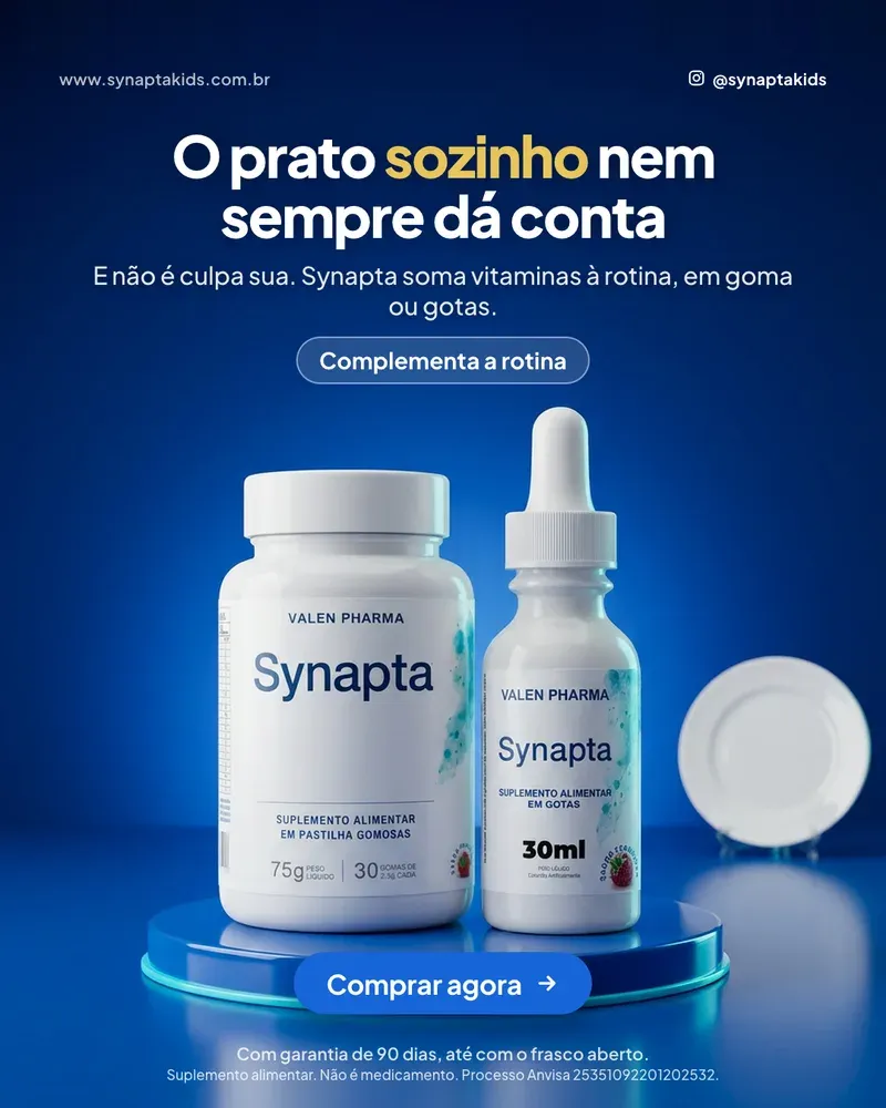 Publicidade Synapta: O prato sozinho nem sempre dá conta